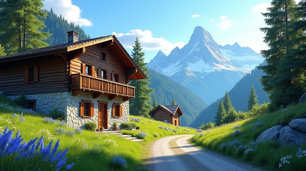 Où acheter une maison attractive à la montagne en 2026